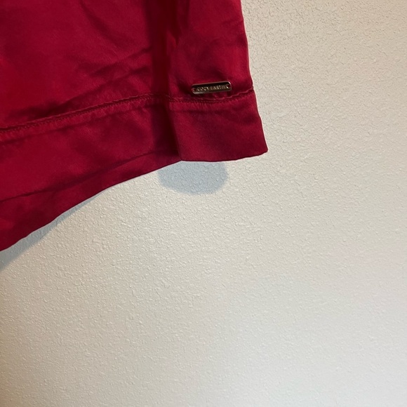 Cozy Earth Red Serenity Silk Classic Pajama Shorts XXL - Picture 7 of 12